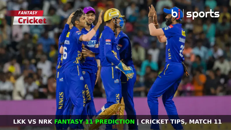 LKK vs NRK Dream11 Prediction, TNPL Fantasy Cricket Tips, Playing XI, Pitch Report & Injury Updates for Match 11