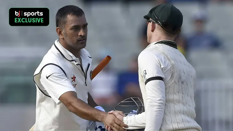 Top 3 performances by MS Dhoni in Test Cricket