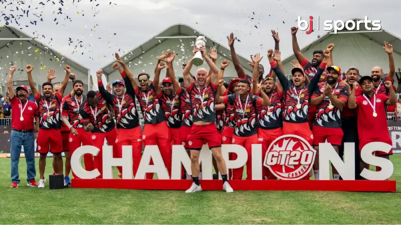 Montreal Tigers Champions of Global T20 Canada 2023 - A Triumph to Remember