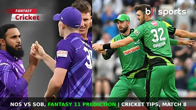 NOS vs SOB Dream11 Prediction, The Hundred 2024 Fantasy Cricket Tips, Playing XI, Pitch Report & Injury Updates for Match 8