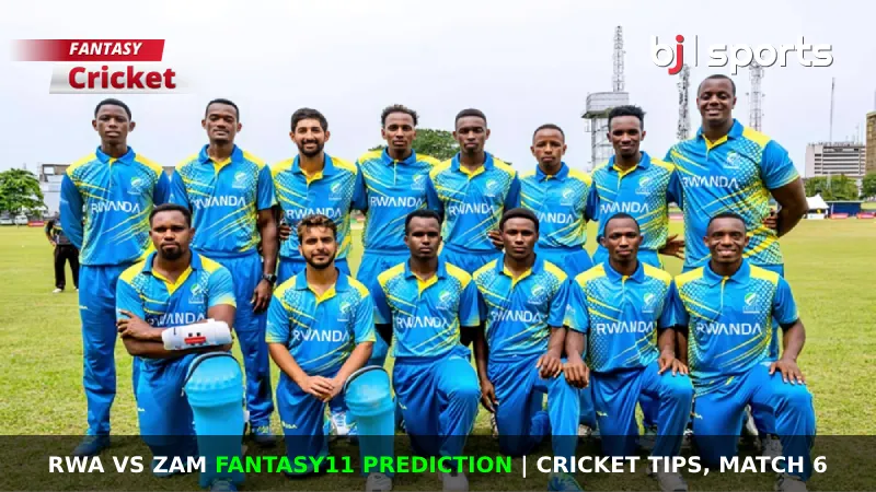 RWA vs ZAM Dream11 Prediction, Fantasy Cricket Tips, Playing XI, Pitch Report & Injury Updates For Match 6 of Kenya Quadrangular Cup 2024