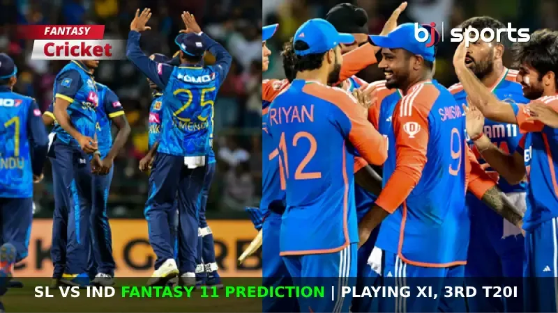 SL vs IND Dream11 Prediction, Playing XI, Fantasy Cricket Tips, Pitch Report & Injury Updates for India Tour of Sri Lanka, 3rd T20I