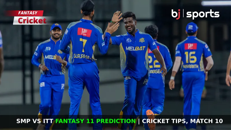 SMP vs ITT Dream11 Prediction, TNPL Fantasy Cricket Tips, Playing XI, Pitch Report & Injury Updates for Match 10