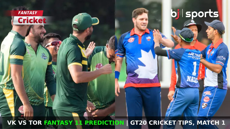 VK vs TOR Dream11 Prediction, GT20 Fantasy Cricket Tips, Playing XI, Pitch Report & Injury Updates for Match 1