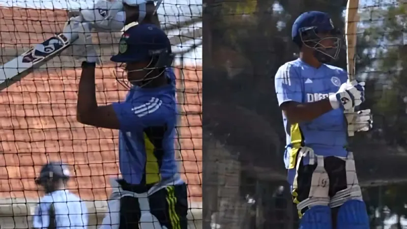 WATCH VVS Laxman gravitates towards Yashasvi Jaiswal, Sanju Samson’s impressive stroke-play during nets