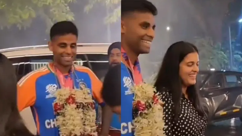 Watch Suryakumar Yadav recieves grand welcome at home following T20 World Cup win