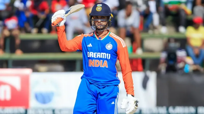 ZIM vs IND 2024 Abhishek Sharma joins rare list after getting off the mark with six