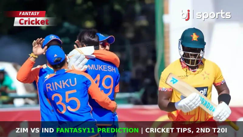 ZIM vs IND Dream11 Prediction, Fantasy Cricket Tips, Playing XI, Pitch Report & Injury Updates For 2nd T20I