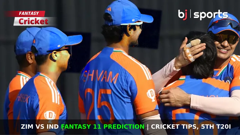 ZIM vs IND Dream11 Prediction, Fantasy Cricket Tips, Playing XI, Pitch Report & Injury Updates For 5th T20I