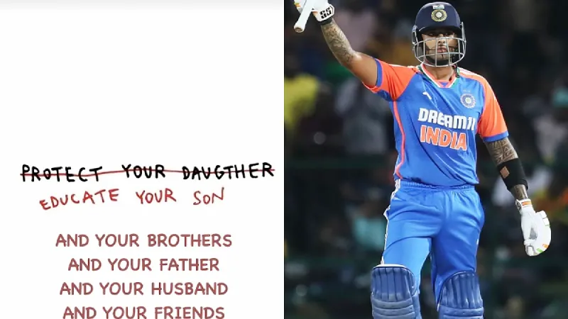 'Educate your son, husband, brothers, father' - Suryakumar Yadav's plea amid Kolkata rape-murder case