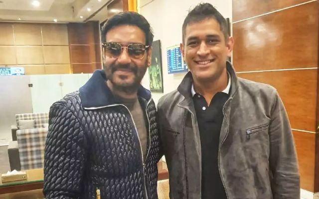 बाॅलीवुड अभिनेता अजय देवगन के फेवरेट क्रिकेटर हैं MS Dhoni सोशल मीडिया पर किया खुलासा