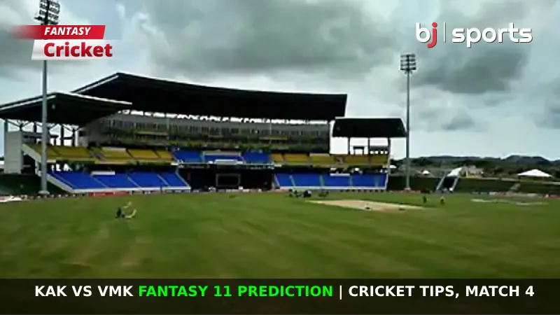 KAK vs VMK Dream11 Prediction, Fantasy Cricket Tips, Playing XI, Pitch Report & Injury Updates For Match 4 of Pondicherry Premier League 2024