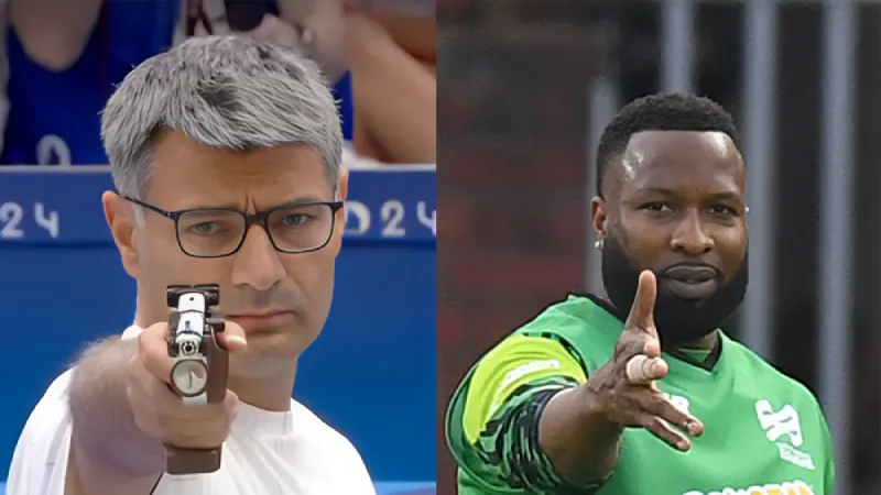 Kieron Pollard imitates Yusuf Dikec during The Hundred Final, Image goes viral