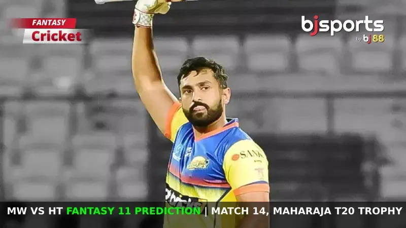 MW vs HT Dream11 Prediction, Fantasy Cricket Tips, Playing XI, Pitch Report & Injury Updates For Match 14 of Maharaja T20 Trophy