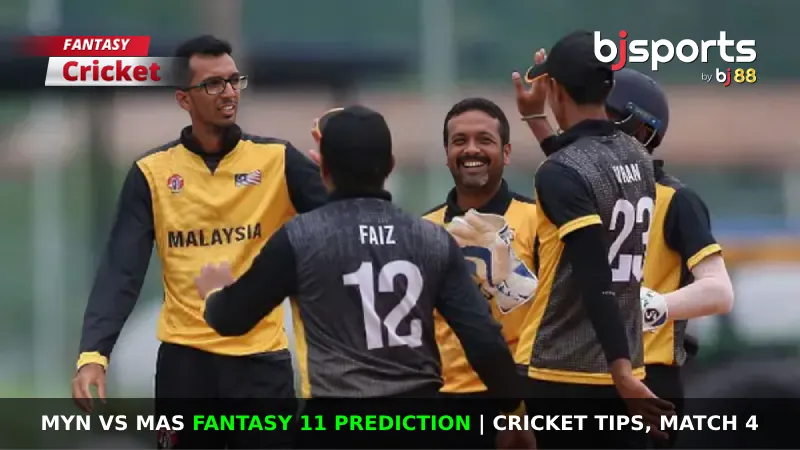 MYN vs MAS Dream11 Prediction, Fantasy Cricket Tips, Playing XI, Pitch Report & Injury Updates For Match 4 of T20 WC Asia Sub-regional Qualifier A 2024