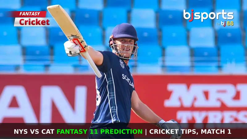 NYS vs CAT Dream11 Prediction, Fantasy Cricket Tips, Playing XI, Pitch Report & Injury Updates For Match 1 of MAX60 League