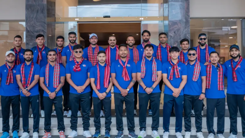 Nepal Cricket team to undergo training at NCA in Bengaluru for two weeks