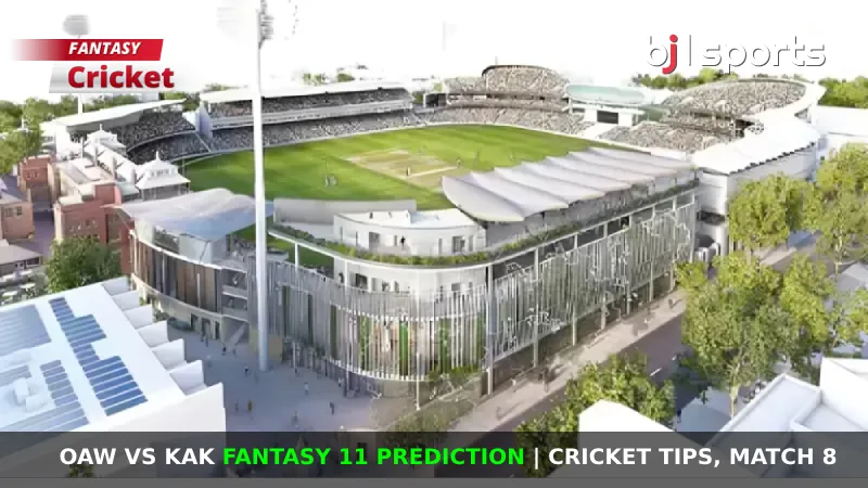 OAW vs KAK Dream11 Prediction, Fantasy Cricket Tips, Playing XI, Pitch Report & Injury Updates For Match 8 of Pondicherry Premier League 2024