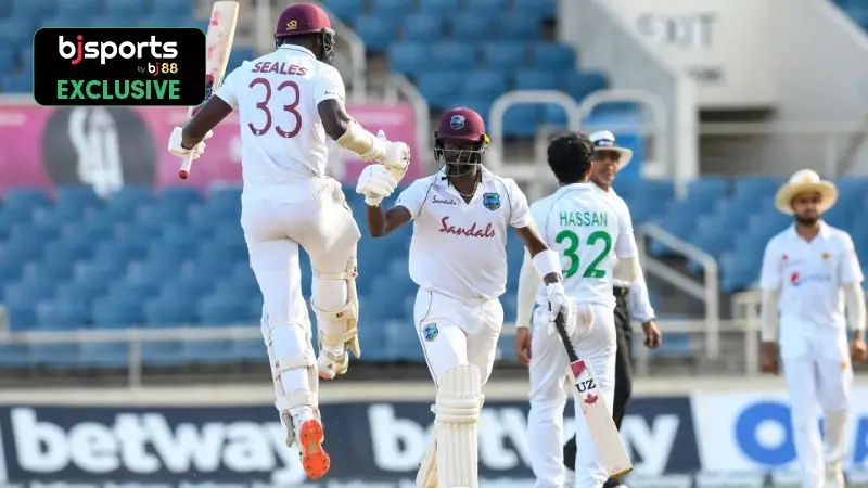 OTD | West Indies' last-wicket pair of Kemar Roach and Jayden Seals completed a 168-run chase in their Test match against Pakistan in 2021 