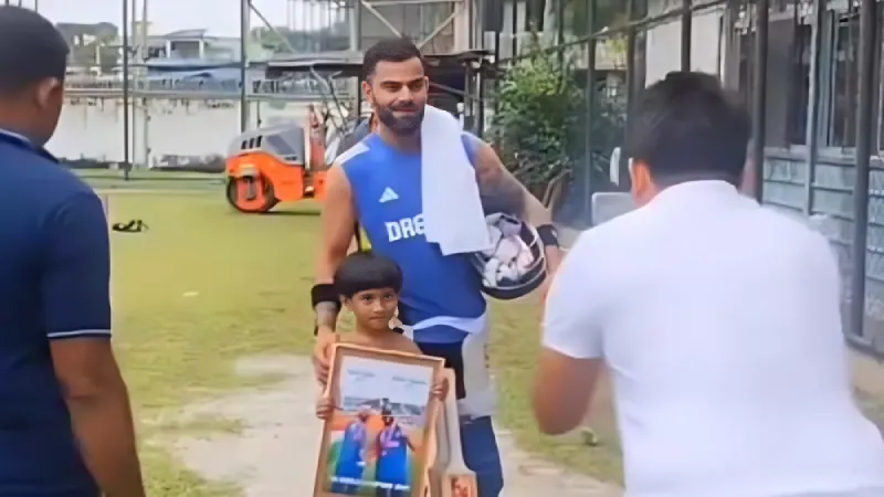 Rohit Sharma, Virat Kohli meet young fan in Sri Lanka, sign iconic T20 World Cup 2024 final photograph