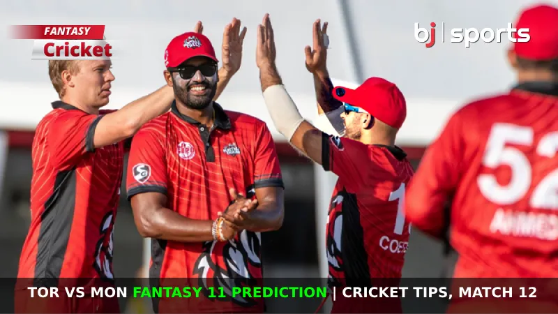 TOR vs MON Dream11 Prediction, GT20 Fantasy Cricket Tips, Playing XI, Pitch Report & Injury Updates for Match 12