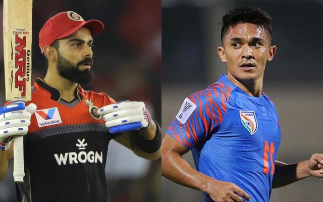 Virat Kohli की बैटिंग को लेकर फुटबॉल के दिग्गज Sunil Chhetri का बड़ा बयान, कहा- “मैं केवल तभी कोहली को…”