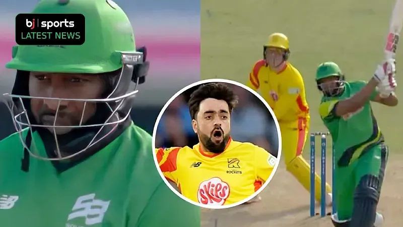 WATCH: Kieron Pollard skins Rashid Khan for five consecutive sixes in The Hundred 2024