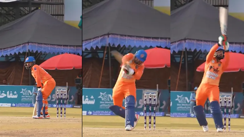 Watch: Rashid Khan's six-hitting during Shpageeza Cricket League leaves fans in awe