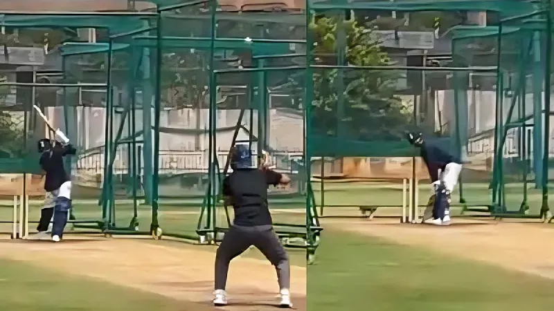 Watch: KL Rahul captured training at NCA nets ahead of Duleep Trophy