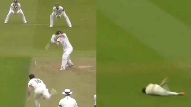 Watch: Sai Sudharsan ends Rocky Flintoff's county debut with spectacular catch