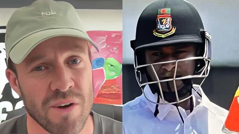 AB de Villiers dissects Shakib Al Hasan’s viral helmet strap bite