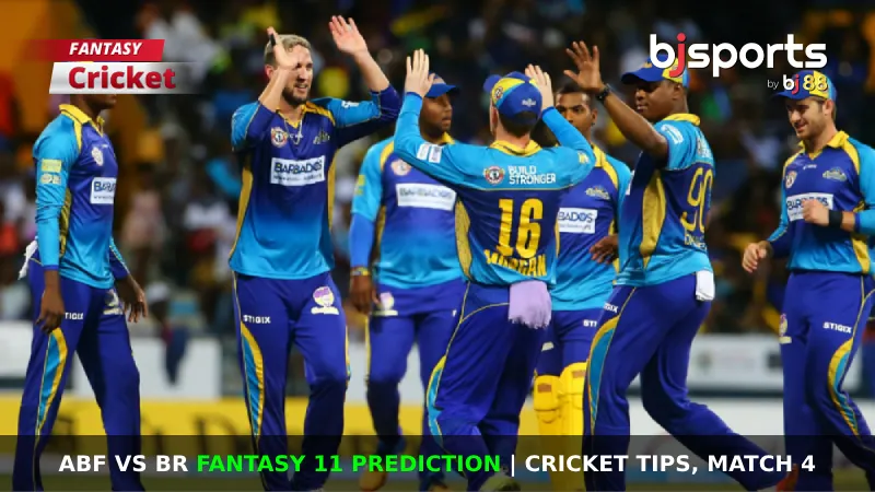 ABF vs BR Dream11 Prediction, CPL Fantasy Cricket Tips, Playing XI, Pitch Report & Injury Updates For Match 4 of CPL 2024