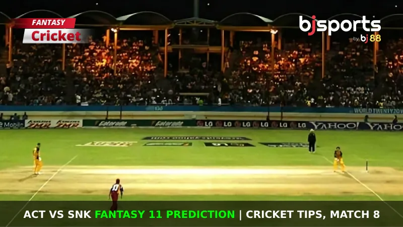 ACT vs SNK Dream11 Prediction, Fantasy Cricket Tips, Playing XI, Pitch Report & Injury Updates For Match 8 of Grand Rumble T10 Championship 2024