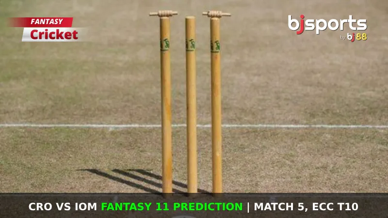 CRO vs IOM Dream11 Prediction, Fantasy Cricket Tips, Playing XI, Pitch Report & Injury Updates For Match 5 of ECC T10