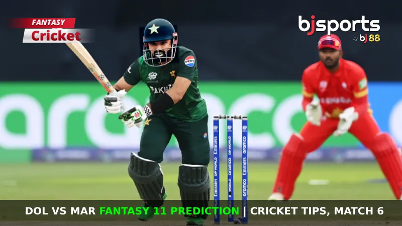 DOL vs MAR Dream11 Prediction, Fantasy Cricket Tips, Playing XI, Pitch Report & Injury Updates For Match 6 of Pakistan Champions One Day Cup