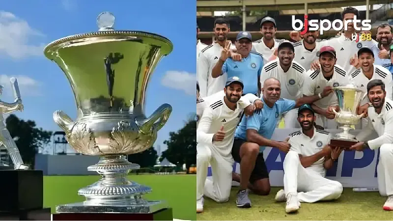 Duleep Trophy A Tradition of Excellence in Indian Cricket From Regions to Records