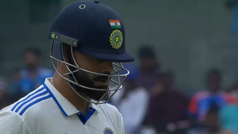 IND vs BAN 2024: On-screen graphic incorrectly shows Virat Kohli as left-handed batter