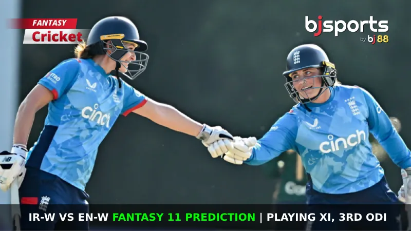 IR-W vs EN-W Dream11 Prediction, Playing XI, Fantasy Cricket Tips, Pitch Report & Injury Updates for England Women tour of Ireland, 3rd ODI