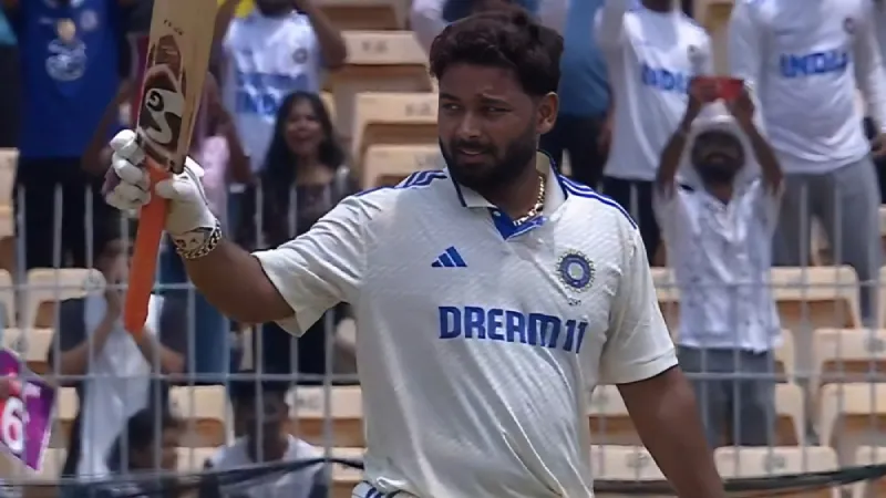 ‘Love playing in Chennai, definitely it was emotional knock’ - Rishabh Pant after scoring hundred on Test return