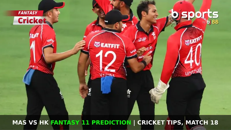 MAS vs HK Dream11 Prediction, Fantasy Cricket Tips, Playing XI, Pitch Report & Injury Updates For Match 18 of T20 World Cup Asia Qualifier A 2024