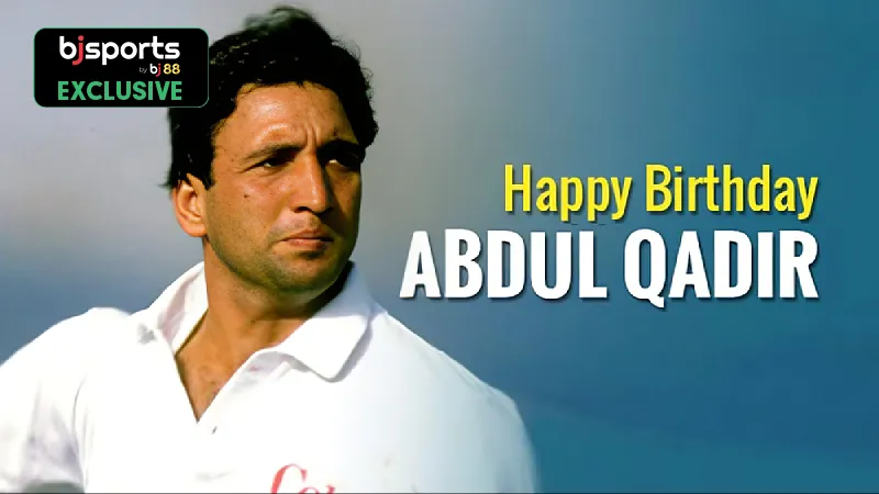 OTD Pakistan's star leg-break spinner Abdul Qadir was born in 1955