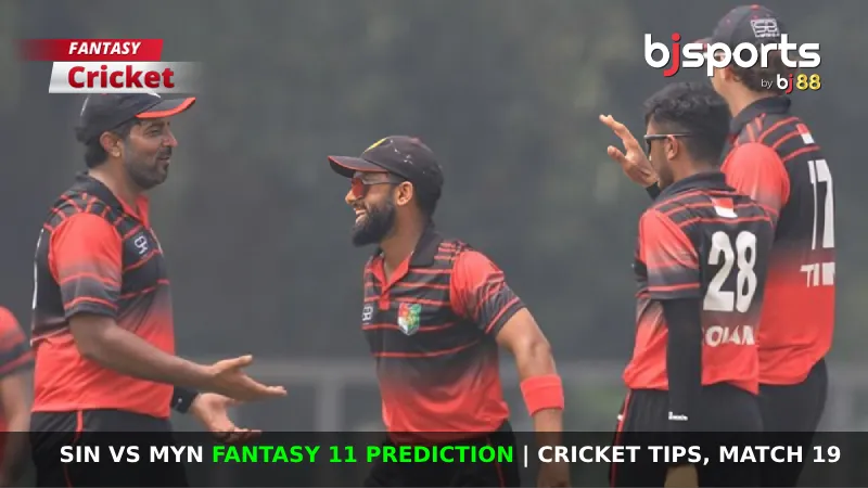 SIN vs MYN Dream11 Prediction, Fantasy Cricket Tips, Playing XI, Pitch Report & Injury Updates For Match 19 of T20 World Cup Asia Qualifier A 2024