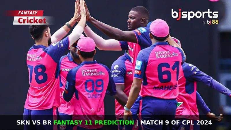 SKN vs BR Dream11 Prediction, CPL Fantasy Cricket Tips, Playing XI, Pitch Report & Injury Updates For Match 9 of CPL 2024