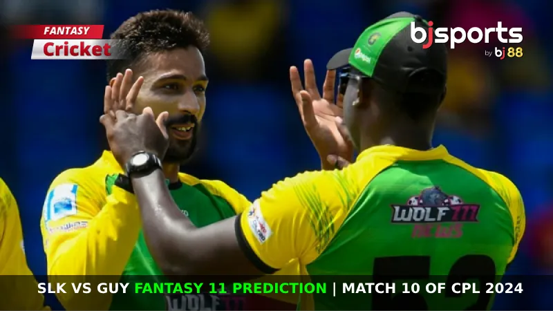 SLK vs GUY Dream11 Prediction, CPL Fantasy Cricket Tips, Playing XI, Pitch Report & Injury Updates For Match 10 of CPL 2024