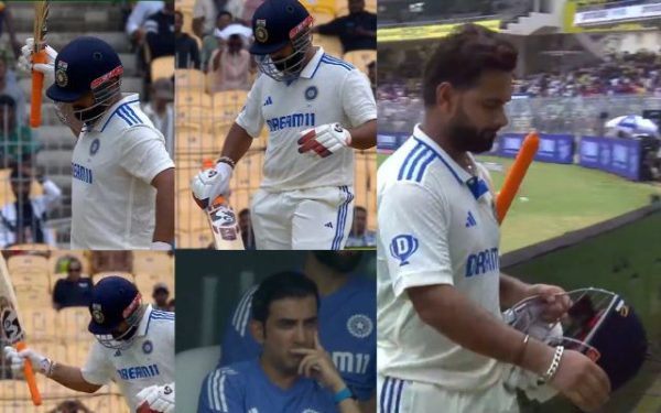 मैदान पर फूटा Rishabh Pant का गुस्सा, कोच गंभीर भी इस खिलाड़ी का शॉट देख हुए निराश