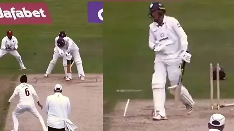 WATCH: Yuzvendra Chahal delivers dream ball to beat well-set Wayne Madsen in County Championship