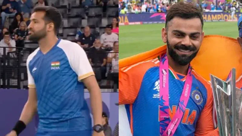 WATCH: Commentator mentions Virat Kohli during badminton game at 2024 Summer Paralympics