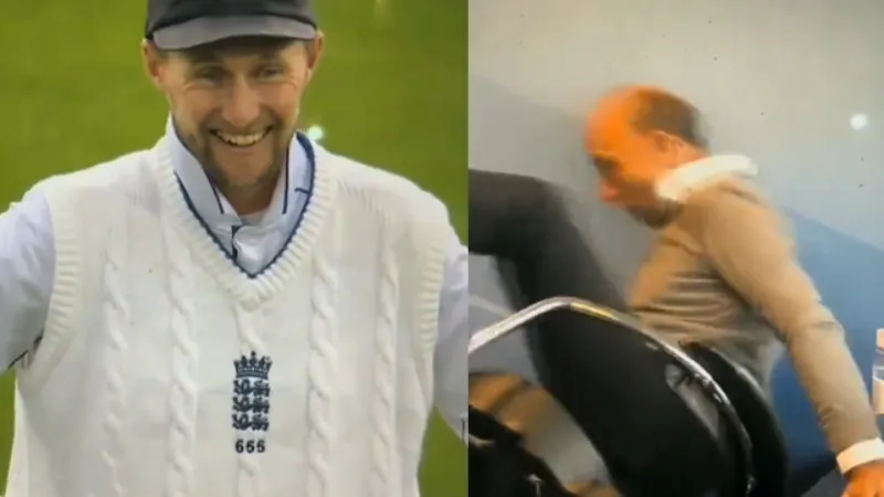 Watch: Nasser Hussain hilariously falls off his chair due to Chris Woakes 'effect'