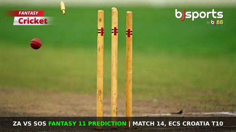 ZA vs SOS Dream11 Prediction, Fantasy Cricket Tips, Playing XI, Pitch Report & Injury Updates For Match 14 of ECS Croatia T10