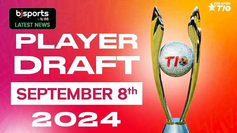 Zim Afro T10 2024 player draft on September 8